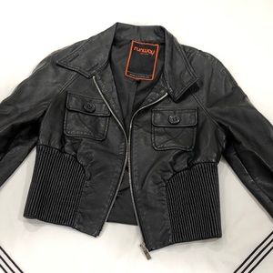 Runway New York Black Faux Leather Jacket